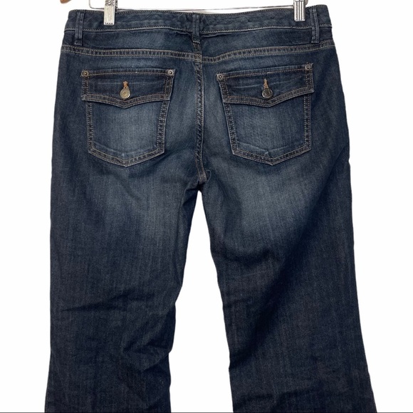 Banana Republic Women’s Bootcut Mid Rise Dark Wash Blue Jeans Size 29/8 … - Picture 5 of 13